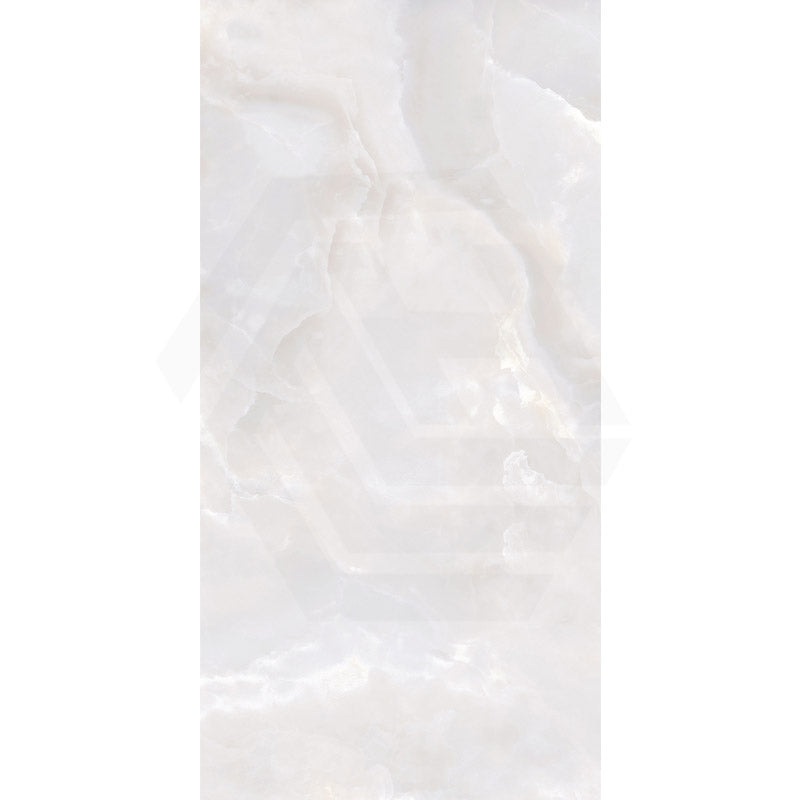 Jade White Marble Look Polished 600/1200mm Tile