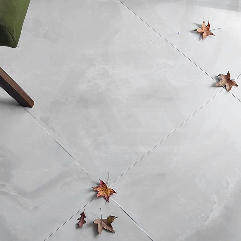Jade White Marble Look Polished 600/1200mm Tile