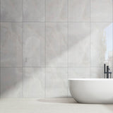 Jade White Marble Look Polished 600/1200mm Tile