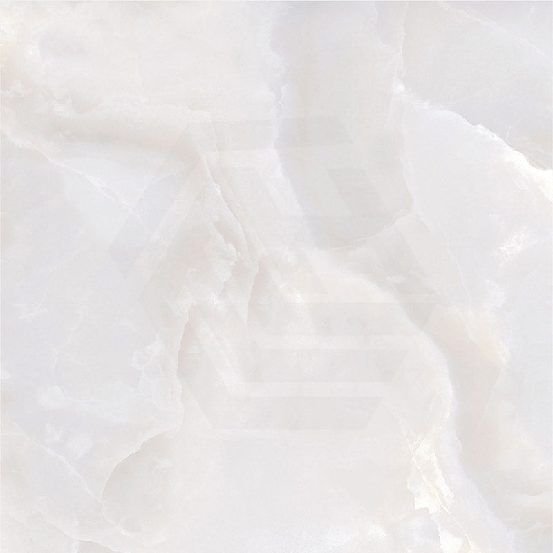 Jade White Marble Look Matt 600x600mm Tile