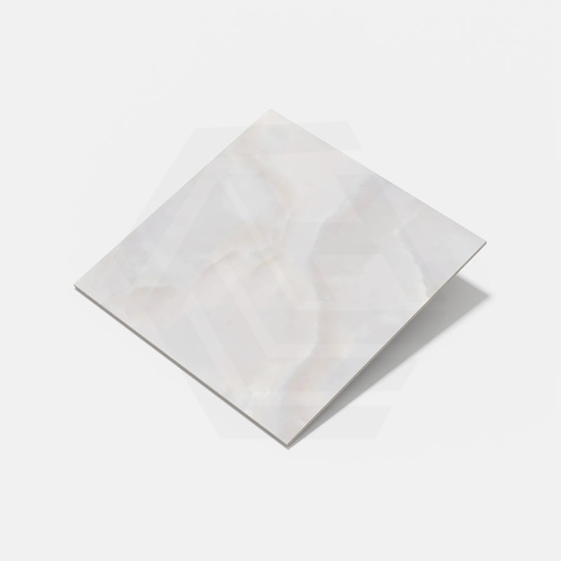 Jade White Marble Look Matt 600x600mm Tile