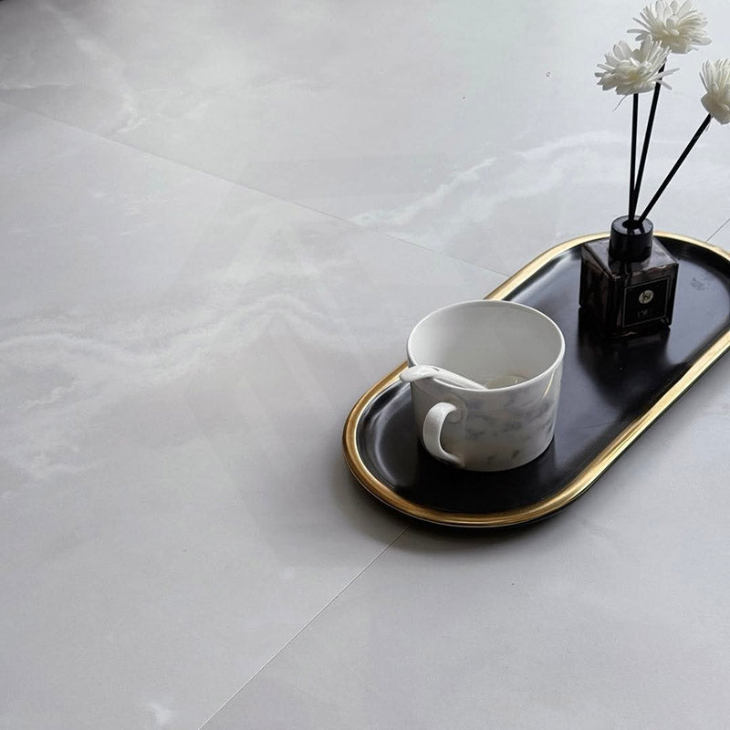 Jade White Marble Look Soft Matt 600/1200mm Tile