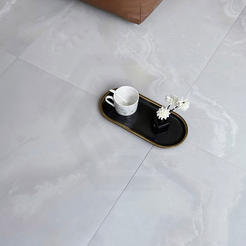Jade White Marble Look Soft Matt 600/1200mm Tile