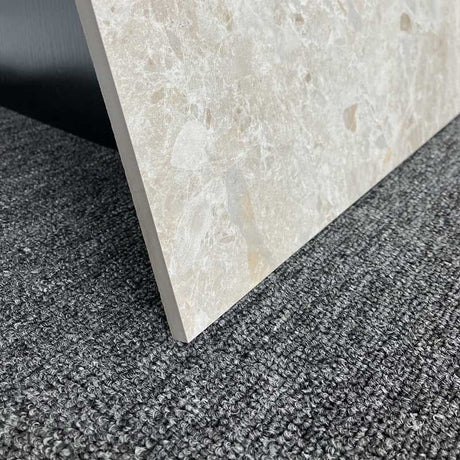 Luxstone Beige Terrazzo Look In & Out 600x600mm Tile