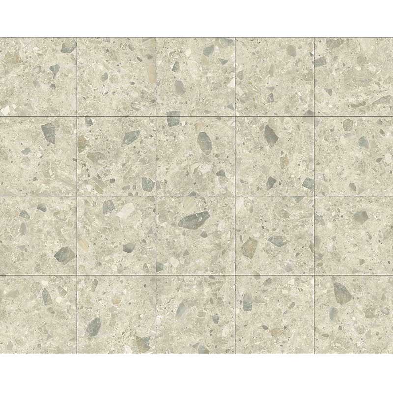 Luxstone Beige Terrazzo Look In & Out 600x600mm Tile