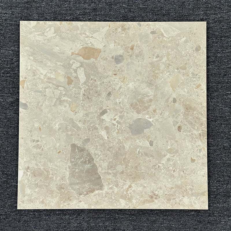 Luxstone Beige Terrazzo Look In & Out 600x600mm Tile