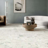 Luxstone White Terrazzo Look In & Out 600x600mm Tile