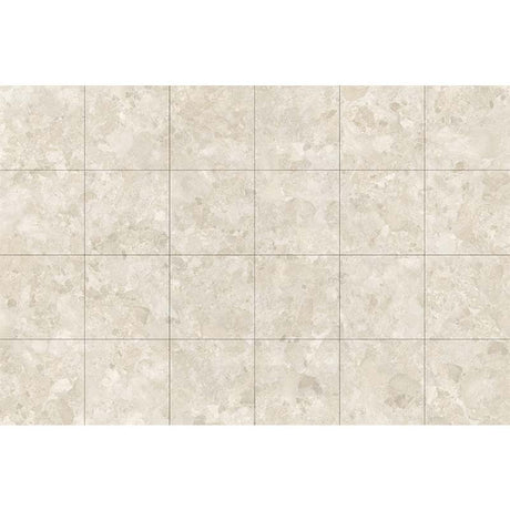 Matera Beige Stone & Terrazzo Look StoneTouch Tec 600x600mm Tile