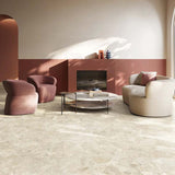 Matera Beige Stone & Terrazzo Look StoneTouch Tec 600x600mm Tile