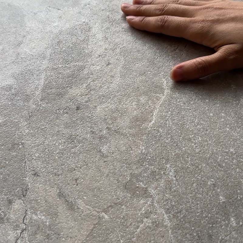 Matera Grey Stone & Terrazzo Look StoneTouch Tec 600x600mm Tile