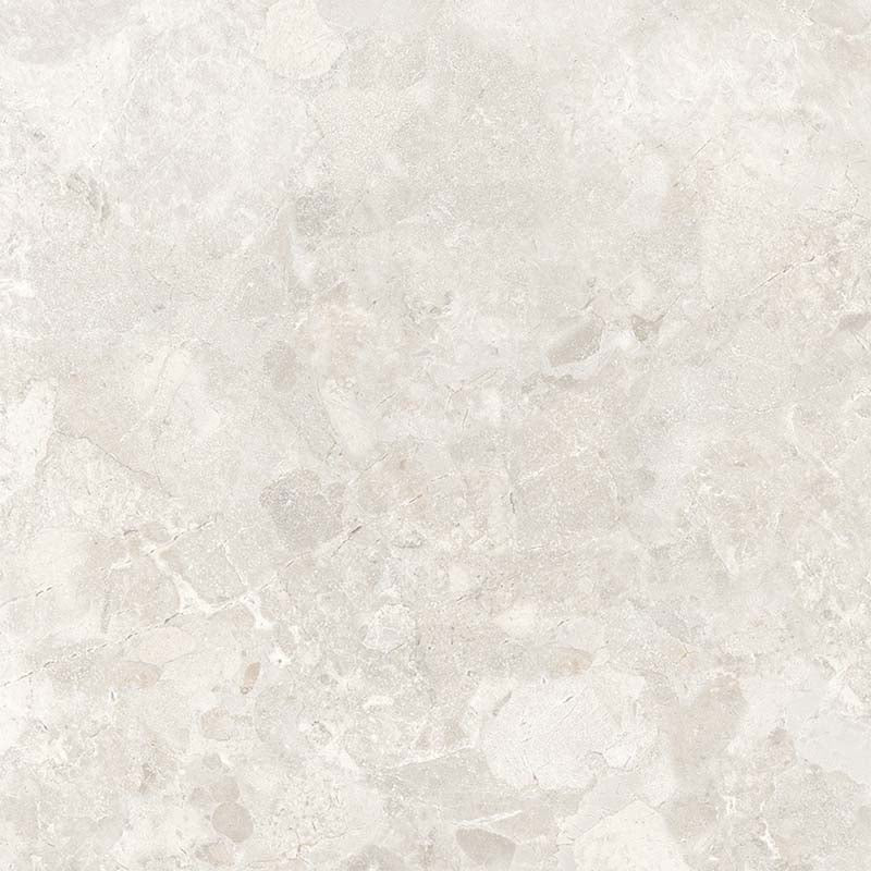 Matera White Stone & Terrazzo Look StoneTouch Tec 600x600mm Tile