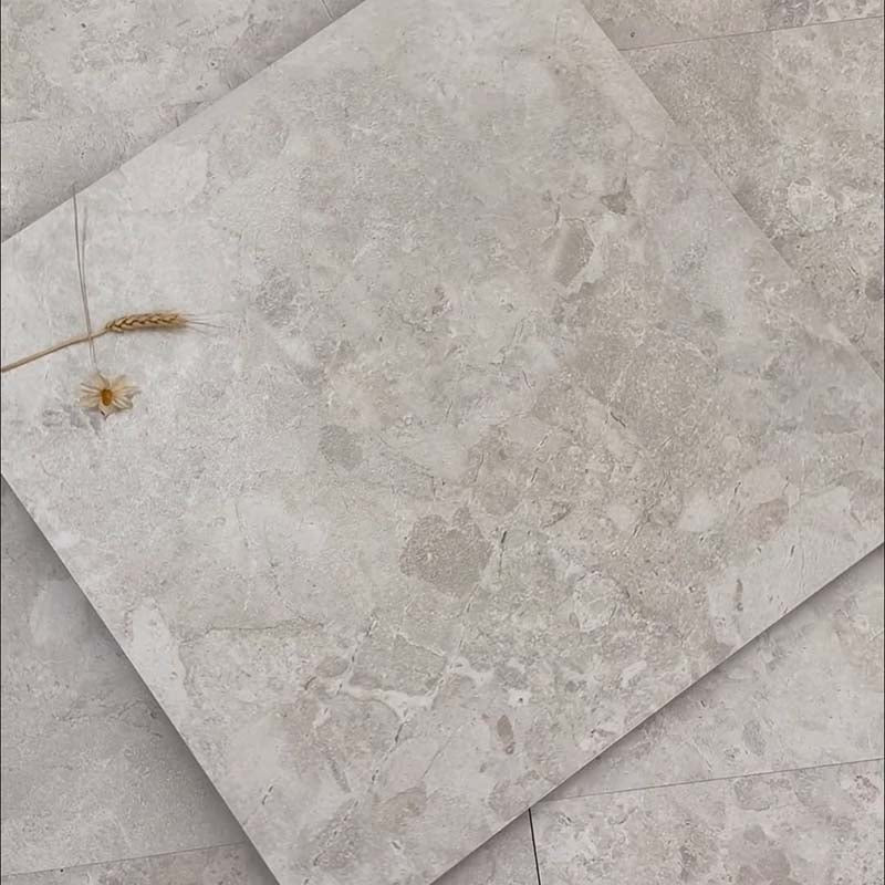 Matera White Stone & Terrazzo Look StoneTouch Tec 600x600mm Tile