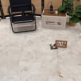 Matera White Stone & Terrazzo Look StoneTouch Tec 600x600mm Tile