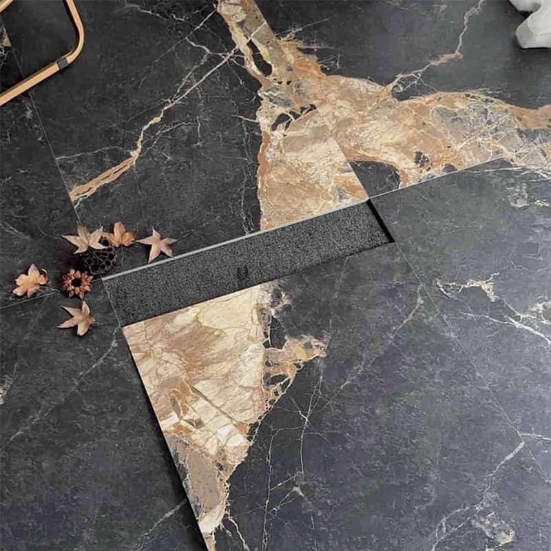 Monash Black Marble Look Matt 600/1200mm Tile