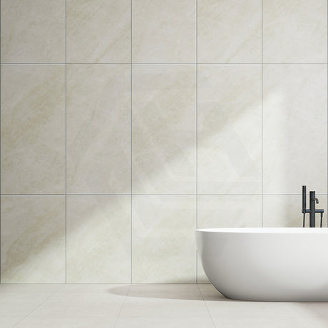 Taj Mahal Ivory Marble Look Stone Touch 600/1200mm Tile