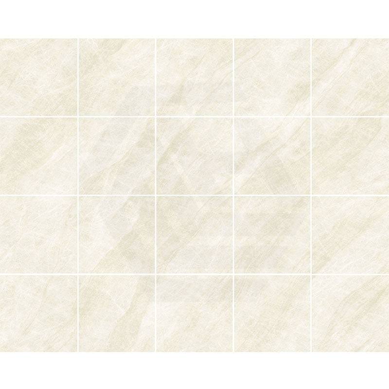 Taj Mahal Ivory Marble Look Matt 600x600mm Tile