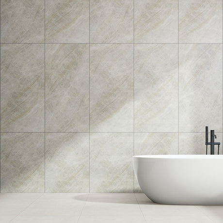 Taj Mahal Natural Marble Look Stone Touch 600/1200mm Tile