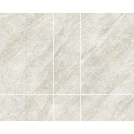 Taj Mahal Natural Marble Look Matt 600x600mm Tile