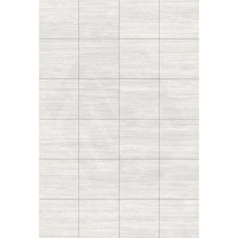 Victoria White Travertine Look In & Out 600x600mm Tile