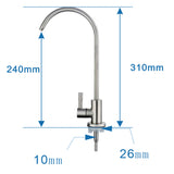 HG Pure Water Reverse Osmosis Water Purification System with Non-display Satallite Filter Tap