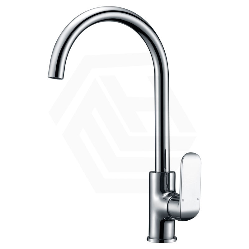 IKON Kara 360 degree Swivel Chrome Solid Brass Kitchen Sink Mixer Tap
