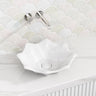 410x410x120mm Flower Shape Above Counter Basin Ceramic In Various Colour