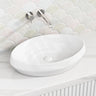 600x380x130mm Oval Ceramic Above Counter Basin Variant Colour Available