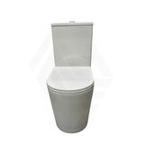 673x375x870mm Tornado Rimless Back To Wall Ceramic Toilet Suite Gloss White