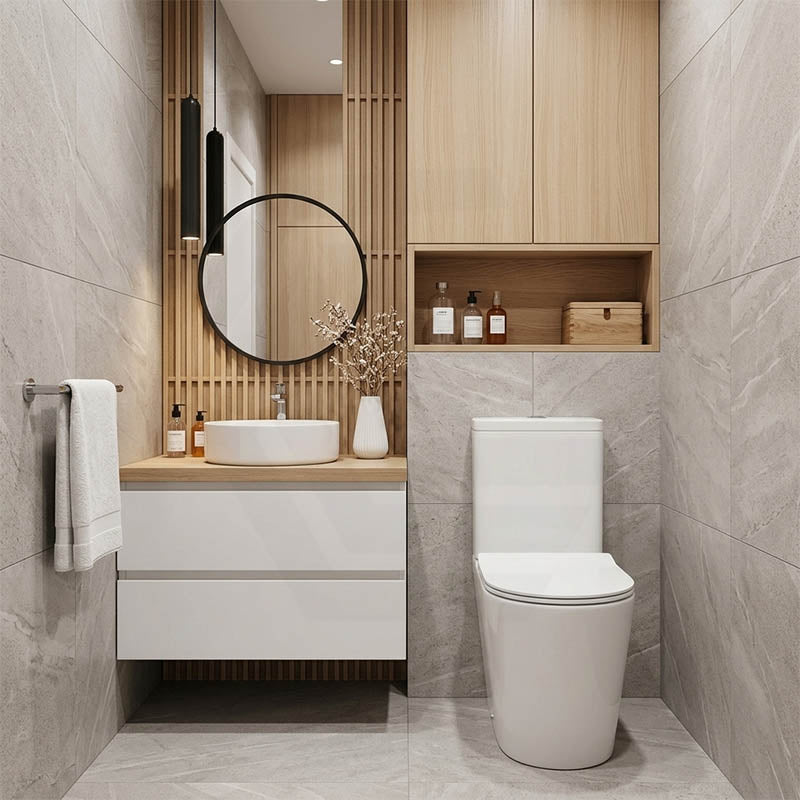 Tornado Silent High End Back To Wall Ceramic Toilet Suite 665x360x845mm - Gloss White
