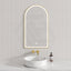 G#2(Gold) 500X900Mm Bianco Led Mirror Gold Framed Touch Sensor Front Light For Bathroom Mirrors