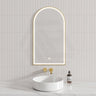 G#2(Gold) 500X900Mm Bianco Led Mirror Gold Framed Touch Sensor Front Light For Bathroom Mirrors