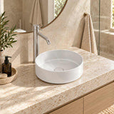 Above Counter Ceramic Basin Round Shape for Bathroom 310x310x110mm - Various Colour