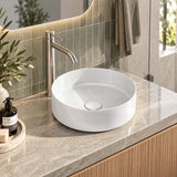 Above Counter Ceramic Basin Round Shape for Bathroom 310x310x110mm - Various Colour