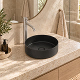 Above Counter Ceramic Basin Round Shape for Bathroom 310x310x110mm - Various Colour