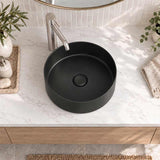 Above Counter Ceramic Basin Round Shape for Bathroom 310x310x110mm - Various Colour