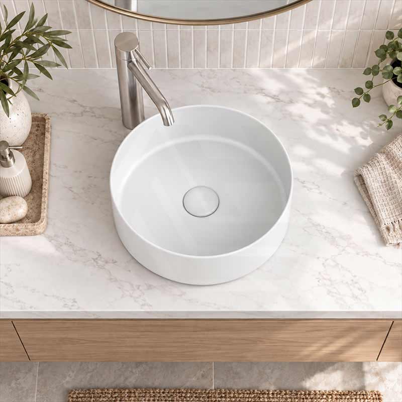 Above Counter Ceramic Basin Round Shape for Bathroom 310x310x110mm - Various Colour
