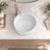 Above Counter Ceramic Basin Round Shape for Bathroom 310x310x110mm - Various Colour