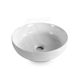 360x360x105mm Infinity Round Above Counter Basin Ceramic Gloss White