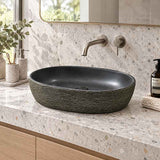 Oval Porcelain Above Counter Basin Bathroom Wash Art Basin Racetrack 475x340x130mm
