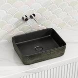 470x365x130mm Rectangle Porcelain Above Counter Basin Bathroom Wash Art Basin