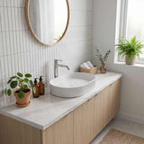 Infinity Oval Fluted Above Counter Ceramic Basin 595x375x105mm - Variant Colour