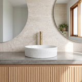 Round Above Counter Ceramic Basin 405x405x100mm - Various Colour