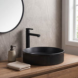 Round Above Counter Ceramic Basin 405x405x100mm - Various Colour