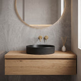 Round Above Counter Ceramic Basin 405x405x100mm - Various Colour