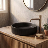 Round Above Counter Ceramic Basin 405x405x100mm - Various Colour