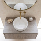 Round Above Counter Ceramic Basin 405x405x100mm - Various Colour