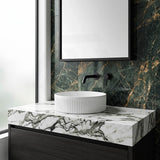 Round Above Counter Ceramic Basin 405x405x100mm - Various Colour