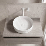 Round Above Counter Ceramic Basin 405x405x100mm - Various Colour