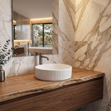 Round Above Counter Ceramic Basin 405x405x100mm - Various Colour