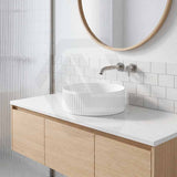 Infinity Round Ceramic Above Counter Basin NO Overflow 360x360x120mm - Variant Colour